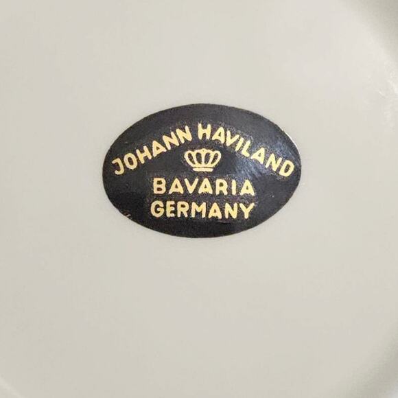 Johann Haviland Bavaria Germany Blue Garland Fruit Bowls Set of 3 - Picture 3 of 6